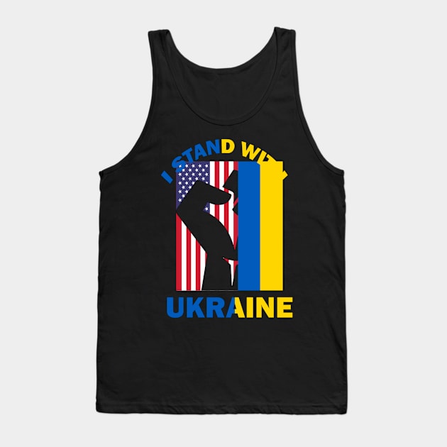 I Stand With Ukraine Tank Top by BK55